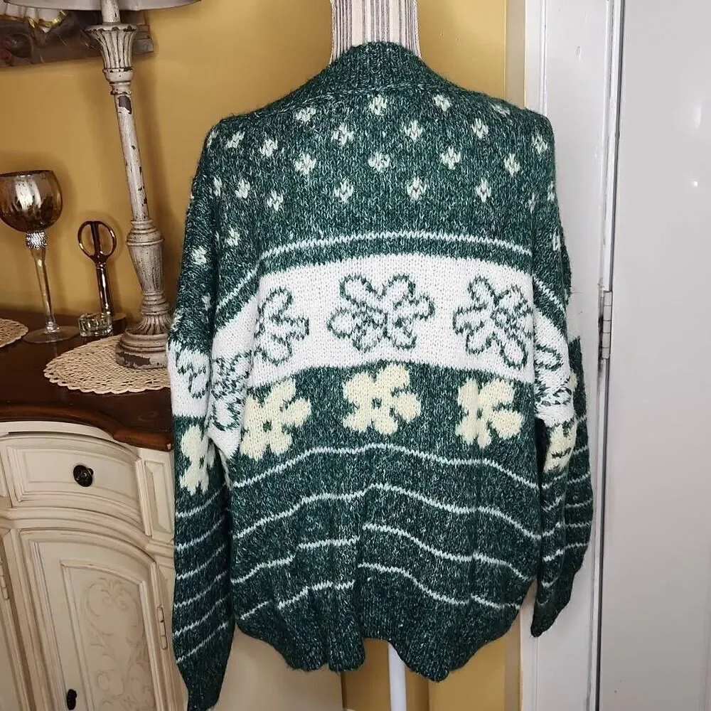 So Goods for Life Daisy pullover vneck Sweater women's xxl